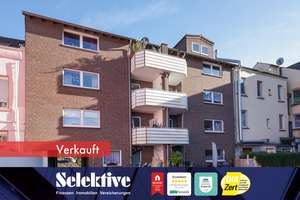 Gepflegte und helle 2,5 Zimmer-Wohnung mit Balkon und Stellplatz im Dellviertel in Duisburg !
