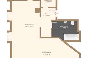 Solide vermietet in gefragter Lage: 53 m² Dachgeschosswohnung mit Tiefgarage in Dresden-Trachau – Die vollständige Adresse der Immobilie erhältst du vom Anbieter., 1129 Trachau, Dresden – Vorschaubild 8