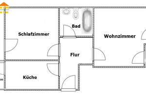 *Schöne 2-Raum-Wohnung mit 2 Balkon und Aufzug in zentraler Lage* – Gießerstraße 31, 9130 Sonnenberg, Chemnitz – Vorschaubild 5