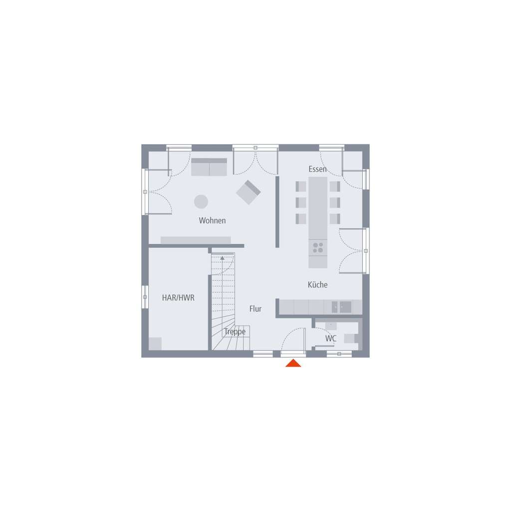 Immobilie in Angermünde - Der ideale Ort für Ihren Neustart: familienfreundlicher Grundriss und zeitgemäße Architektur. Haus + - Bild 1