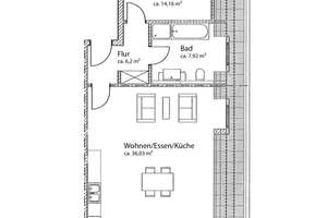 AIGNER - Neuwertiger Dachgeschosstraum mit sonnigen Süd-Balkon in Trudering – Die vollständige Adresse der Immobilie erhältst du vom Anbieter., 81825 Gartenstadt Trudering, München – Vorschaubild 7