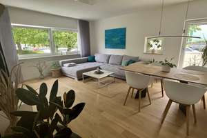 Lichtdurchflutete, moderne (teilmöblierte) 3-Zimmer-Wohnung mit S-Bahn-Anschluss 