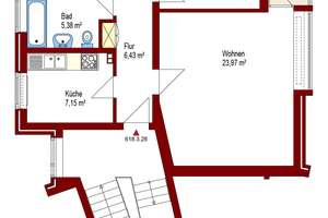 Frei ab 01.09.2026! 3-Zimmer-Wohnung im 3. OG mit Loggia in Eversten! NUR MIT WOHNBERECHTIGUNGSSCHEI – Nobelstr. 20, 26129 Bloherfelde, Oldenburg (Oldenburg) – Vorschaubild 10