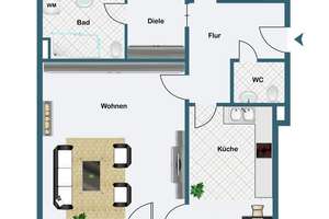 Große 3 ZKB Terrassenwohnung in exklusiver Park- u. Wellness-Wohnanlage – Die vollständige Adresse der Immobilie erhältst du vom Anbieter., 85049 Friedrichshofen-Hollerstauden, Ingolstadt – Vorschaubild 22