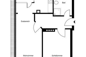 Prenzlauer Berg, Über den Dächern des Winskiezes: 2-Zimmer-Dachgeschoss, Terrasse, Blick ins Grüne – Prenzlauer Allee 14, 10405 Prenzlauer Berg, Berlin – Vorschaubild 2