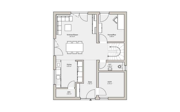 Grundriss Erdgeschoss