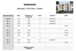 Neubauprojekt / 2-Zimmer-Eigentumswohnung im Zentrum von Bonn-Duisdorf – Die vollständige Adresse der Immobilie erhältst du vom Anbieter., 53123 Duisdorf, Bonn – Vorschaubild 10