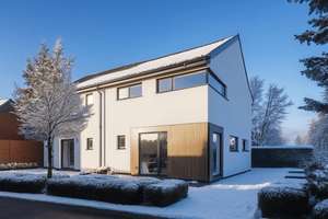 Neubau-Doppelhaus in Leipzig-Böhlitz-Ehrenberg – nur wenige Schritte zum Auenwald – Die vollständige Adresse der Immobilie erhältst du vom Anbieter., 4178 Böhlitz-Ehrenberg, Leipzig – Vorschaubild 2