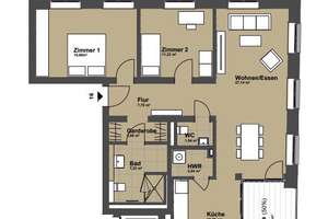 KRONSRODE | NEUBAU | Moderne 3-Zimmer-Wohnung mit Loggia und Einbauküche (optional) – Rosalind-Franklin-Allee  24, 30539 Bemerode, Hannover – Vorschaubild 14