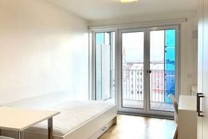  1-Zimmer Studenten-Apartment in Zentraler Lage mit großem Balkon und Ausblick – Heideloffstraße 26, 90478 Glockenhof, Nürnberg – Vorschaubild 1