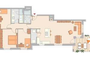 4 Zimmer EG Wohnung mit Terrasse und Gartennutzung – Mainzer Straße 16a, 65185 Südost, Wiesbaden – Vorschaubild 8