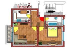 Top-Gelegenheit in Augsburg-Bärenkeller: Helle 2-Zimmer-Wohnung inkl. Garage & geringem Hausgeld! – Die vollständige Adresse der Immobilie erhältst du vom Anbieter., 86156 Oberhausen-Süd, Augsburg – Vorschaubild 2