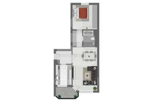 Gepflegte 2-Zimmer Wohnung mit Balkon und Tiefgaragenstellplatz in der Nähe vom Beethovenpark! – Die vollständige Adresse der Immobilie erhältst du vom Anbieter., 50935 Sülz, Köln – Vorschaubild 6