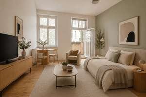 Altbaucharme mit Potenzial: 1-Zimmer-Wohnung mit großem Balkon nahe Gleimkiez – Die vollständige Adresse der Immobilie erhältst du vom Anbieter., 10437 Prenzlauer Berg, Berlin – Vorschaubild 3