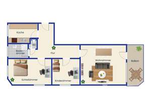 Sonniges Juwel in Blankenese: Gepflegte 3-Zimmer-Wohnung mit Süd-Balkon und Tiefgarage – Die vollständige Adresse der Immobilie erhältst du vom Anbieter., 22587 Blankenese, Hamburg – Vorschaubild 16