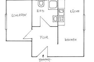 Weitmar Mitte: Zentrale 2-Raum DG-Wohnung mit Parkett 012.005 – Hattinger Straße 342, 44795 Weitmar-Mitte, Bochum – Vorschaubild 6