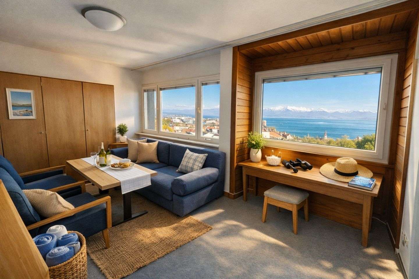 Immobilie in Friedrichshafen - City Tower Friedrichshafen – Apartment im 10. Stock mit See- und Bergblick - Bild 4