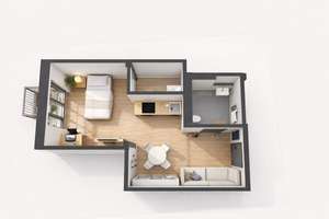 SCHÖNEBERG / KREUZBERG: BESTE LAGE: ERSTBEZUG im LUXUS Neubau: 2-Zimmer-Whg + LUXUS Bad und Balkon – Die vollständige Adresse der Immobilie erhältst du vom Anbieter., 10785 Tiergarten, Berlin – Vorschaubild 10