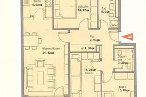 AIGNER - Idyllische 4-Zimmer-Wohnung in der Messestadt Riem! – Die vollständige Adresse der Immobilie erhältst du vom Anbieter., 81829 Messestadt Riem, München – Vorschaubild 10