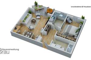 Sehr schöne moderne helle Garten-Wohnung direkt am Riemer Park, Baujahr 2001 (langjährig vermietet) – Georg-Kerschensteiner Str. 52, 81829 Messestadt Riem, München – Vorschaubild 17