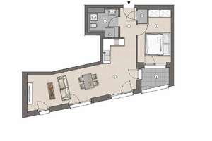 Lichtdurchflutete 2-Zimmer-Wohnung mit Balkon und Dachgarten – Weilburger Str. 25, 60326 Gallus, Frankfurt am Main – Vorschaubild 9