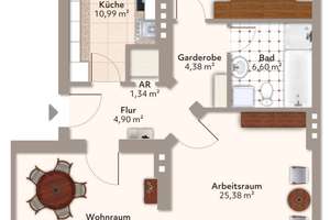 Großzügige Eigentumswohnung im 3. Obergeschoss eines charmanten Altbaus – Leibnizstraße 34, 39104 Altstadt, Magdeburg – Vorschaubild 12