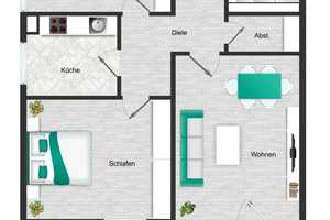 helle & freundliche 3-Zimmer-Wohnung mit Balkon! – Appenzeller Str. 94, 81475 München – Vorschaubild 9