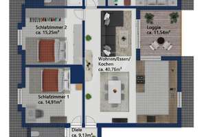Luxuriöse 5-Zimmer-Wohnung zentral und dennoch ruhig gelegen – Die vollständige Adresse der Immobilie erhältst du vom Anbieter., 81827 Waldtrudering, München – Vorschaubild 21