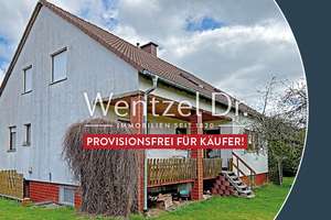 Einfamilienhaus mit Ausbaupotenzial zum Zweifamilienhaus auf großzügigem Grundstück  - Wentzel Dr.