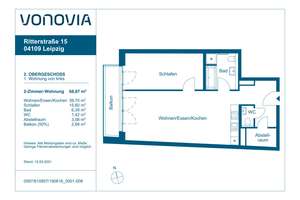 Neubau: exklusive 2-Zimmer-Wohnung mit Balkon im Herzen der City-Parkett- Fußbodenheizung- Aufzug – Ritterstr. 15, 4109 Zentrum, Leipzig – Vorschaubild 2