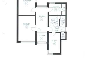Sehr gut geschnittene, helle und gepflegte 3,5-Zimmer-Wohnung mit Balkon, gleich bei U6