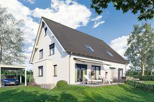Neubau Doppehaushälfte - Linke Seite - Erstbezug - mit Carport und komplett Schlüsselfertig // Provi – Die vollständige Adresse der Immobilie erhältst du vom Anbieter., 88690 Uhldingen-Mühlhofen – Vorschaubild 1