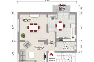 Zweifamilienhaus mit 2 Wohneinheiten & großer Terrasse – ideal für Eigennutzer & Kapitalanleger – Die vollständige Adresse der Immobilie erhältst du vom Anbieter., 68307 Sandhofen, Mannheim – Vorschaubild 10