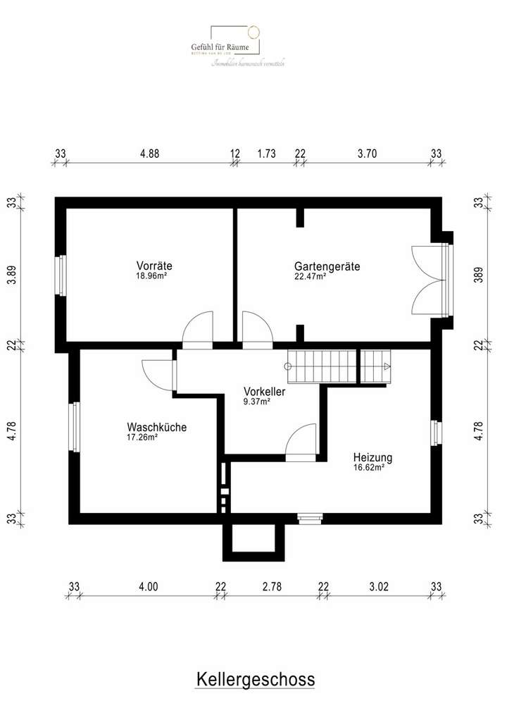 Grundriss keller neu