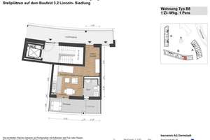 Singles aufgepasst! 1-Zimmer-Penthouswohnung wartet auf Sie - wohnen in der Lincoln-Siedlung! – Franklinstraße 4, 64285 Bessungen, Darmstadt – Vorschaubild 5