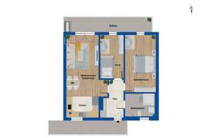 Charmante 3-Zimmer-Wohnung in Augsburg - Textilviertel – Die vollständige Adresse der Immobilie erhältst du vom Anbieter., 86153 Am Schäfflerbach, Augsburg – Vorschaubild 10
