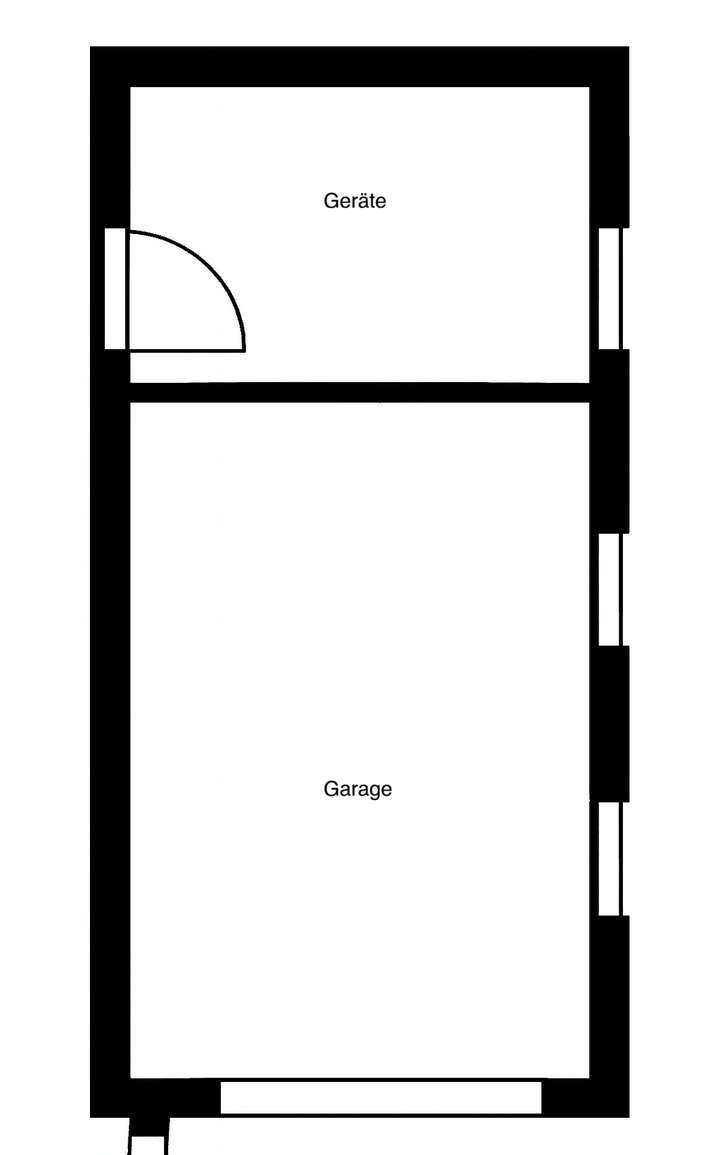 Carport und Geräteraum
