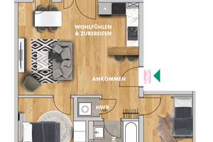 ***NEUBAU * Energiekonzept * A+ * 3 Zimmer * Terrasse * Fußbodenheizung*** – Parkweg 2a-b, 4178 Böhlitz-Ehrenberg, Leipzig – Vorschaubild 13