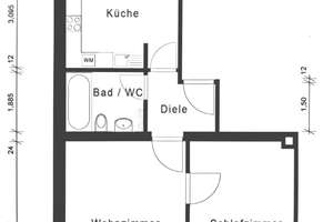 Helle 2-Zimmer Wohnung mit Südbalkon im 2. OG in Heidelberg-Neuenheim samt großer Einzelgarage – 69120 Neuenheim, Heidelberg – Vorschaubild 8