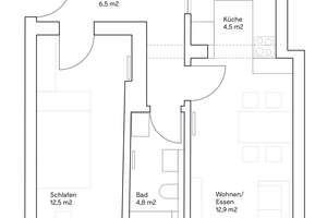 Ruhige & kernsanierte 2-Zimmer-Wohnung in München-Sendling – Schäftlarnstraße 108, 81371 Sendlinger Feld, München – Vorschaubild 5