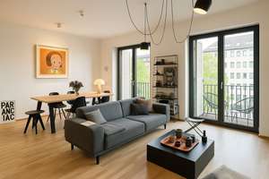 Möblierte Luxuswohnung mit Balkon, Aufzug und Design-Ausstattung – Mitten im Herzen von Köln