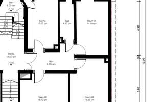 Erstbezug nach Sanierung 3 Zimmer mit  Balkone Einbauküche WG- geeignet – Schillerstr. 51, 76135 Weststadt, Karlsruhe – Vorschaubild 4
