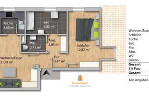 Lichtdurchflutete 2-Zimmer-Dachgeschosswohnung mit Balkon und Garage – Die vollständige Adresse der Immobilie erhältst du vom Anbieter., 86470 Thannhausen – Vorschaubild 24