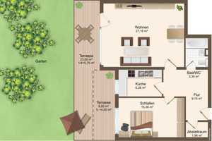 Alt-Solln 2 Zimmer Gartenwohnung in ruhiger Lage – Solln, München, 81479 München – Vorschaubild 9