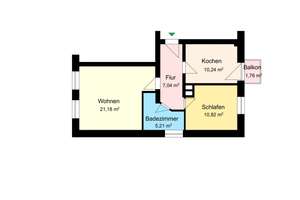 Altbau-Charme pur: 2-Zimmer-Wohnung mit Balkon mitten in Augsburg – kurzfristig bezugsfrei- – Volkhartstraße 18, 86152 Georgs- und Kreuzviertel, Augsburg – Vorschaubild 19