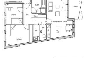 Lichtdurchflutete 3-Zi.-Wohnung mit Balkon, Einbauküche mit Kochinsel und zwei Bädern! – An den Grachten 7, 55120 Neustadt, Mainz – Vorschaubild 6