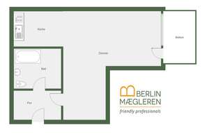 Vermietete 1-Zimmer-Wohnung mit Balkon in attraktiver Lage – Erich-Weinert-Straße 142, 10409 Prenzlauer Berg, Berlin – Vorschaubild 22
