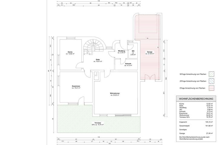 Grundriss Erdgeschoss