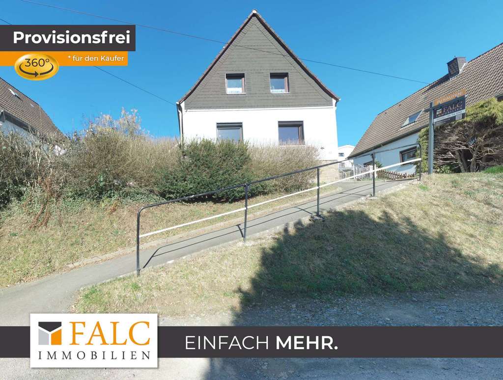 Immobilie in Wiehl - Eigenheim mit zusätzlicher Mieteinnahme – solides Zweifamilienhaus im Grünen - Bild 0