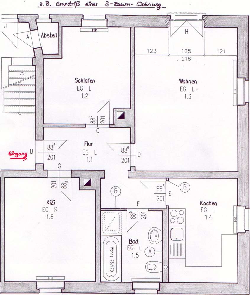 Grundriß